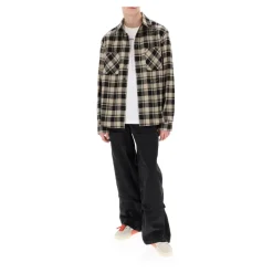Jeans<Off White Wide Leg Cargo Bukser Sort