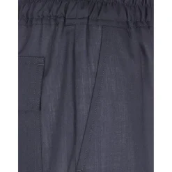Bukser<Rick Owens Wide Leg Cargo Pants Sort