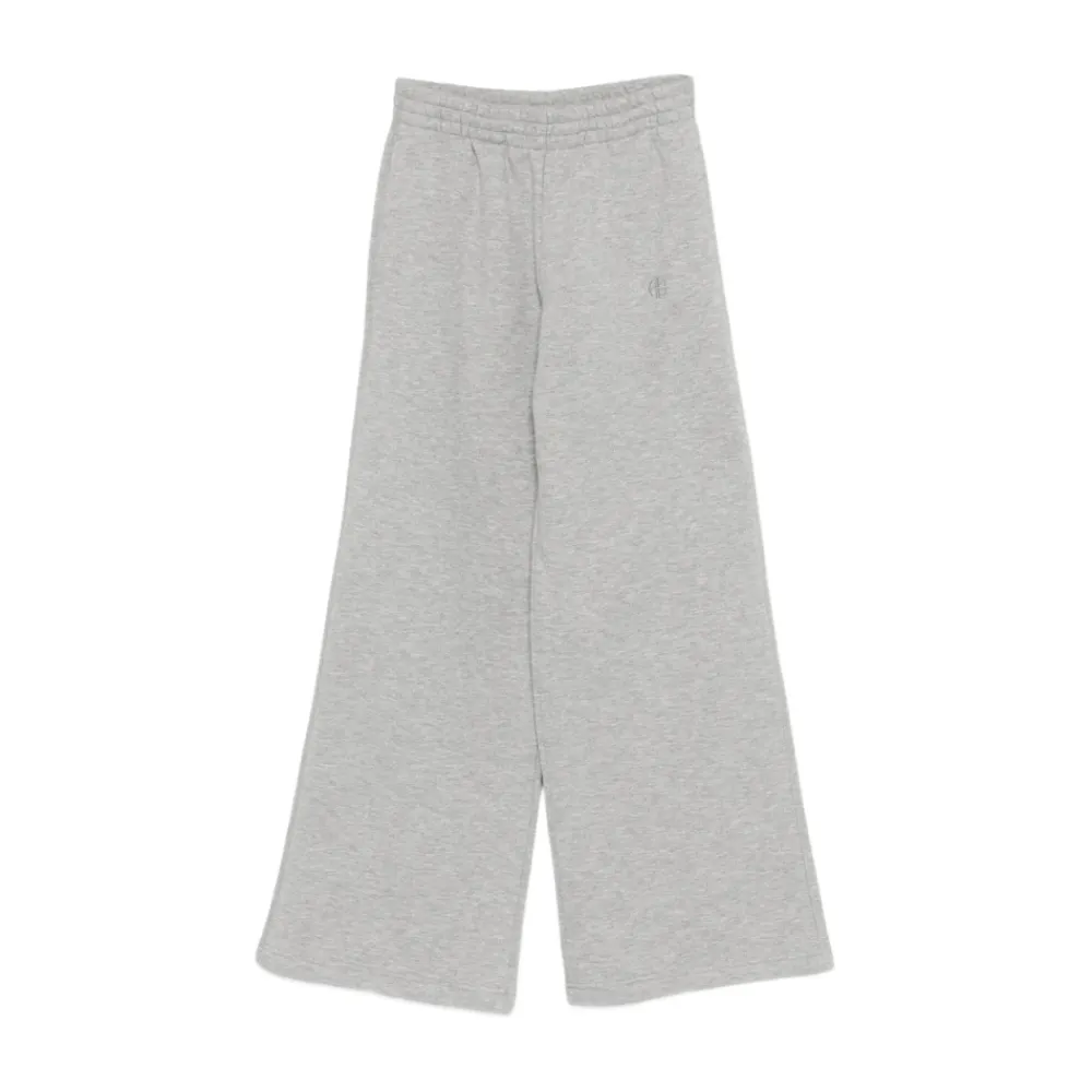 Bukser<Anine Bing Wide Leg Trousers Grå