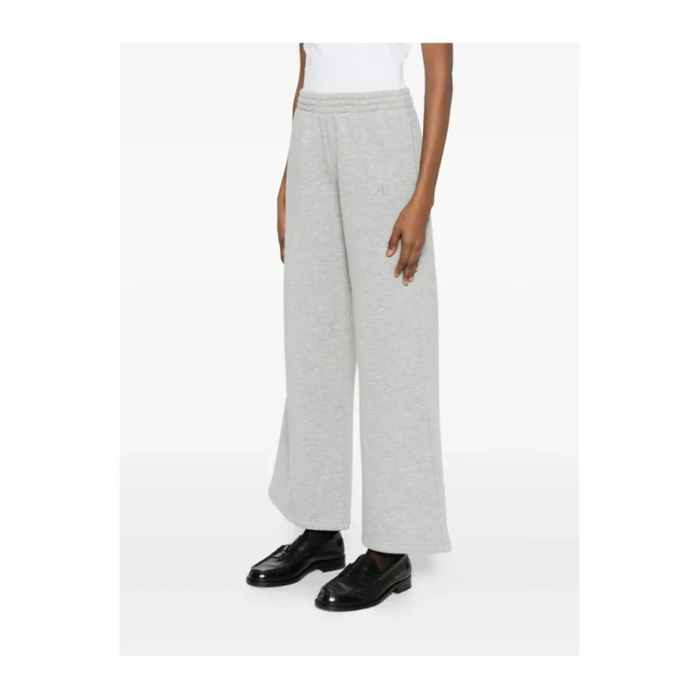 Bukser<Anine Bing Wide Leg Trousers Grå