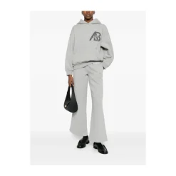 Bukser<Anine Bing Wide Leg Trousers Grå