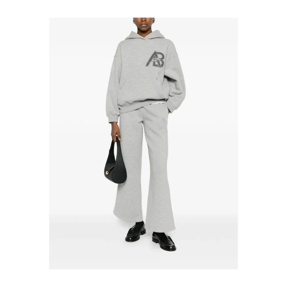 Bukser<Anine Bing Wide Leg Trousers Grå