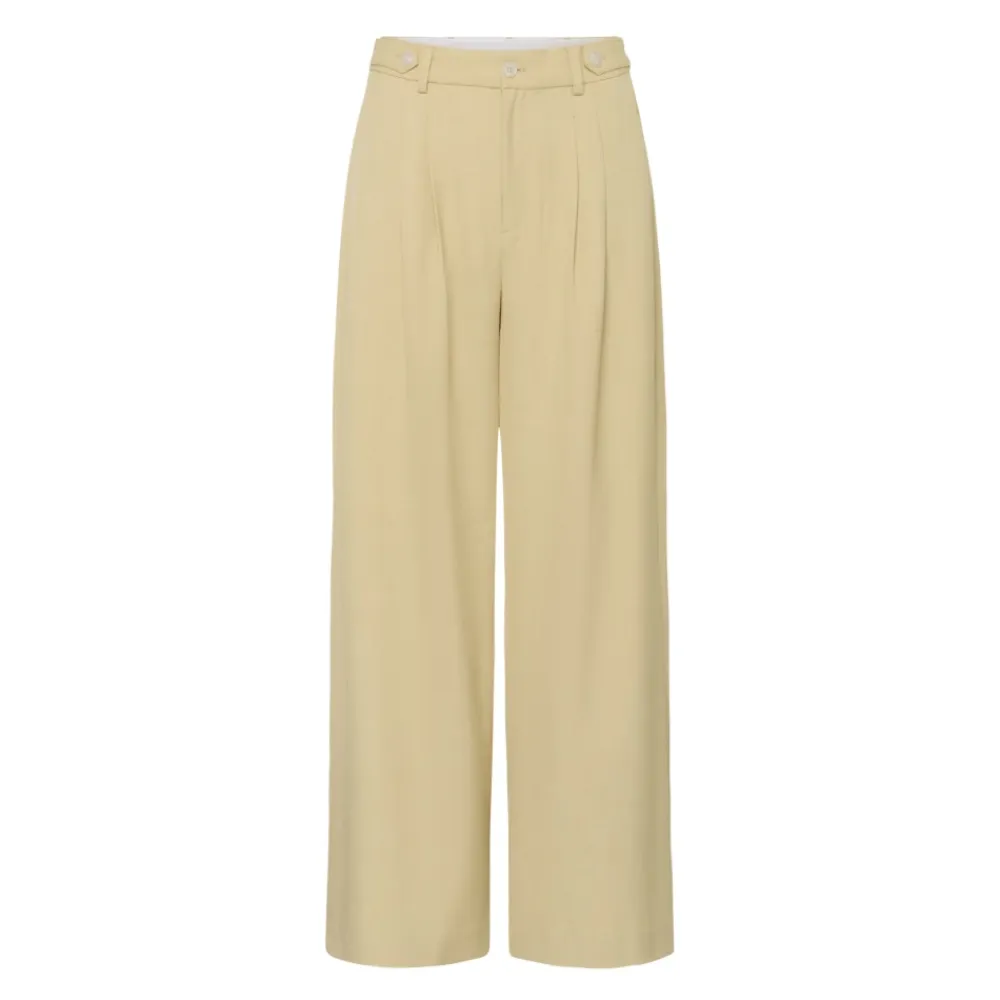 Bukser^Gestuz Wide Trousers Gul