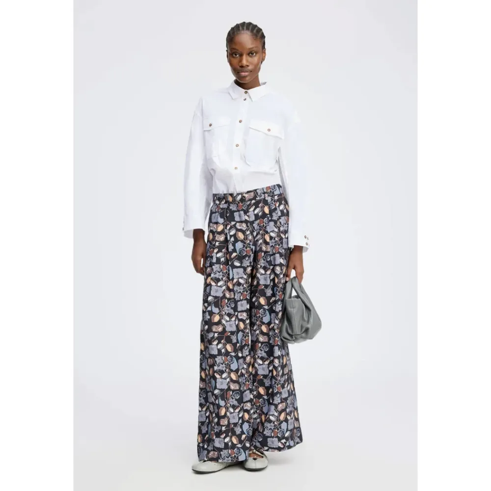 Bukser^Munthe Wide Trousers Multifarvet
