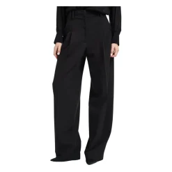 Bukser^Patrizia Pepe Wide Trousers Sort