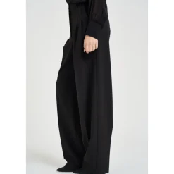 Bukser^Patrizia Pepe Wide Trousers Sort