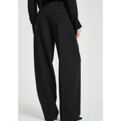Bukser^Patrizia Pepe Wide Trousers Sort