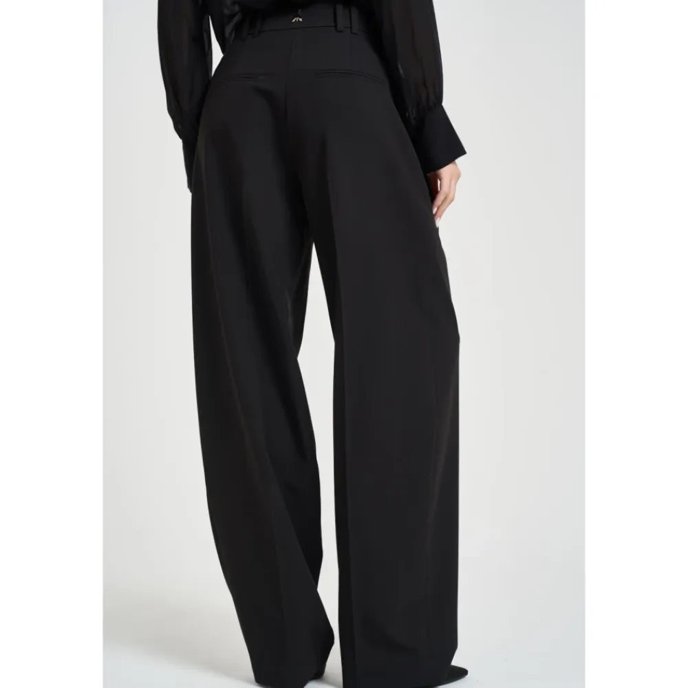 Bukser^Patrizia Pepe Wide Trousers Sort