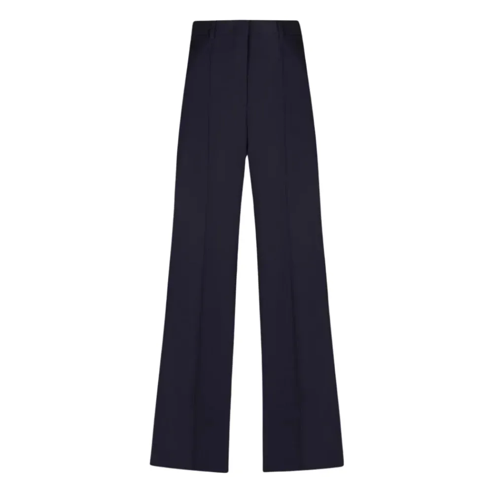 Bukser^Manuel Ritz Wide Wool Trousers Blå