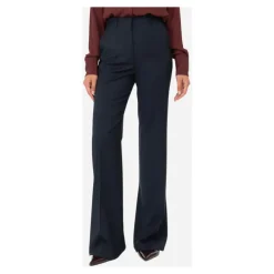 Bukser^Manuel Ritz Wide Wool Trousers Blå