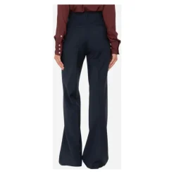 Bukser^Manuel Ritz Wide Wool Trousers Blå