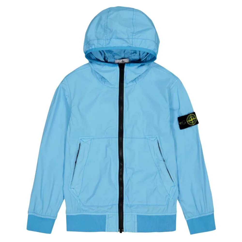 Jakker^Stone Island Windbreaker hættejakke Blå