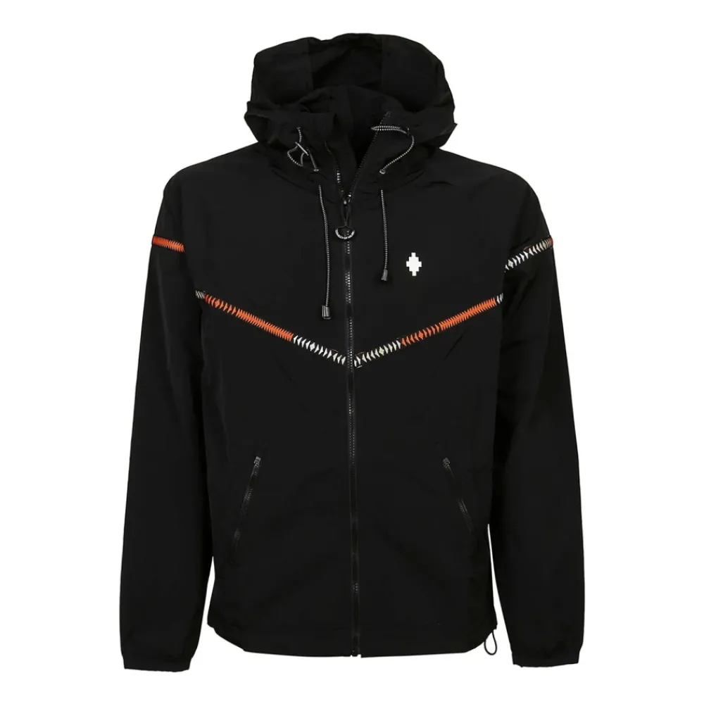 Skaljakker<Marcelo Burlon Windbreaker Jakke Sort
