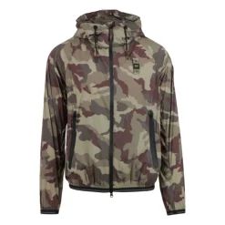 Skaljakker^Blauer Windbreaker Jakke Grøn