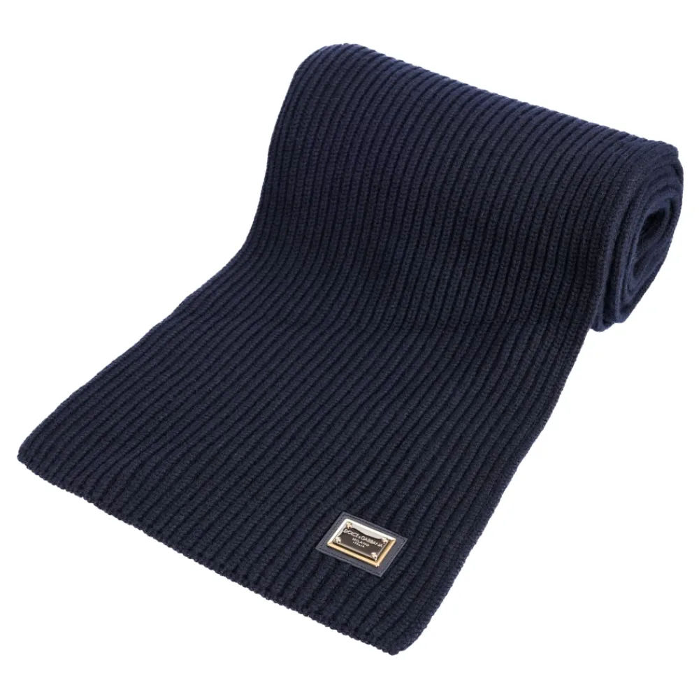 Halstørklæder Og Tørklæder^Dolce & Gabbana Winter Scarves Blå