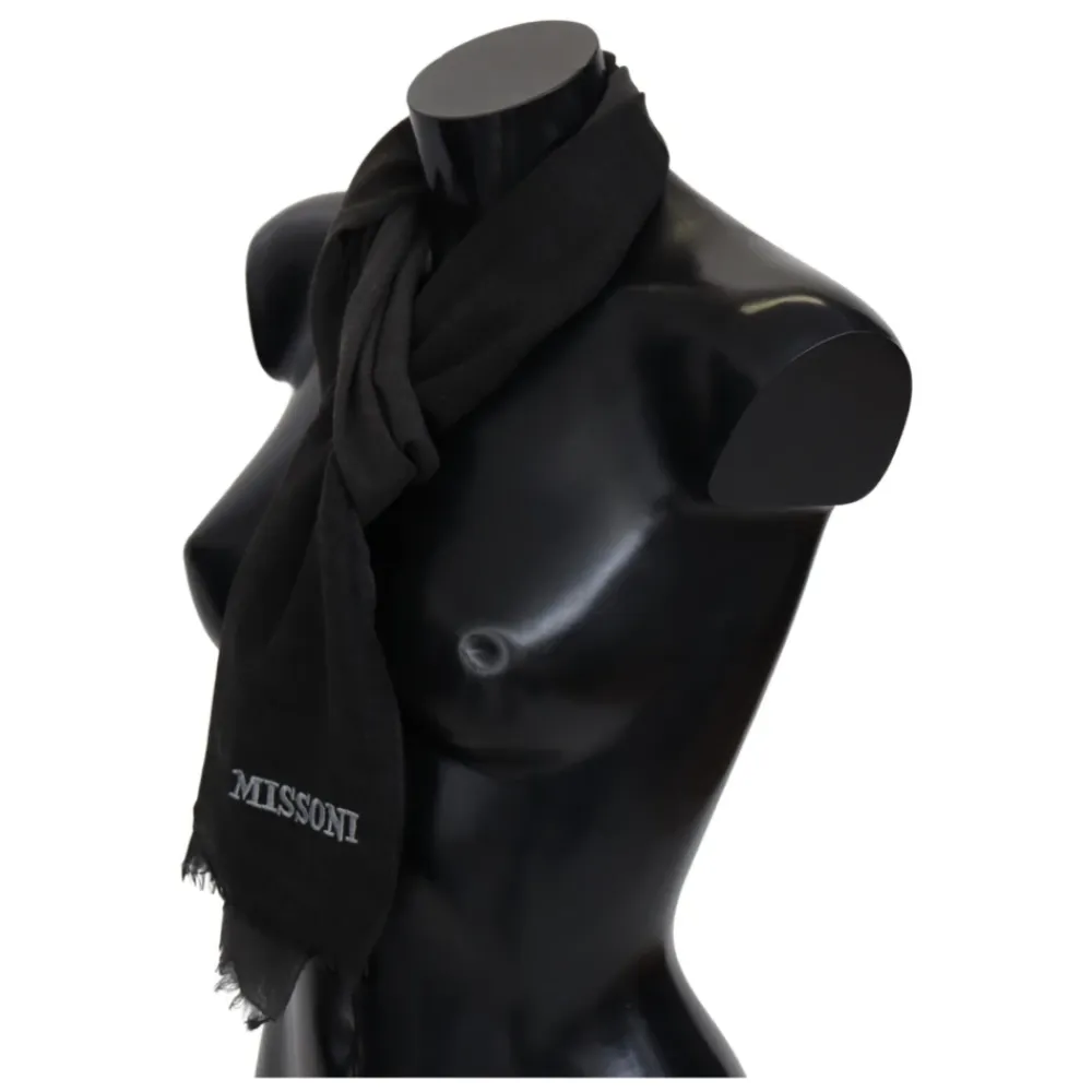 Halstørklæder Og Tørklæder<Missoni Winter Scarves Sort