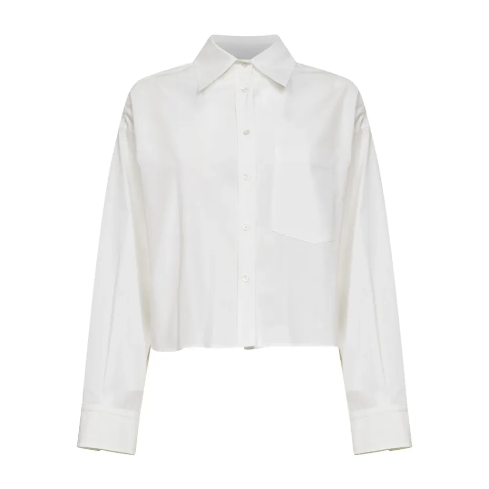 Bluser & Skjorter<Weekend Max Mara Wkdeden Shirt Hvid