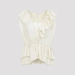 Bluser & Skjorter<Dries Van Noten Women's Topwear Clothing SS26 Beige