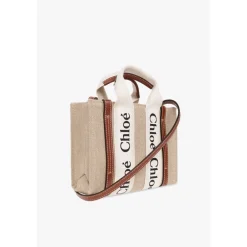 Bæltetasker<Chloé Woody Mini skuldertaske Beige