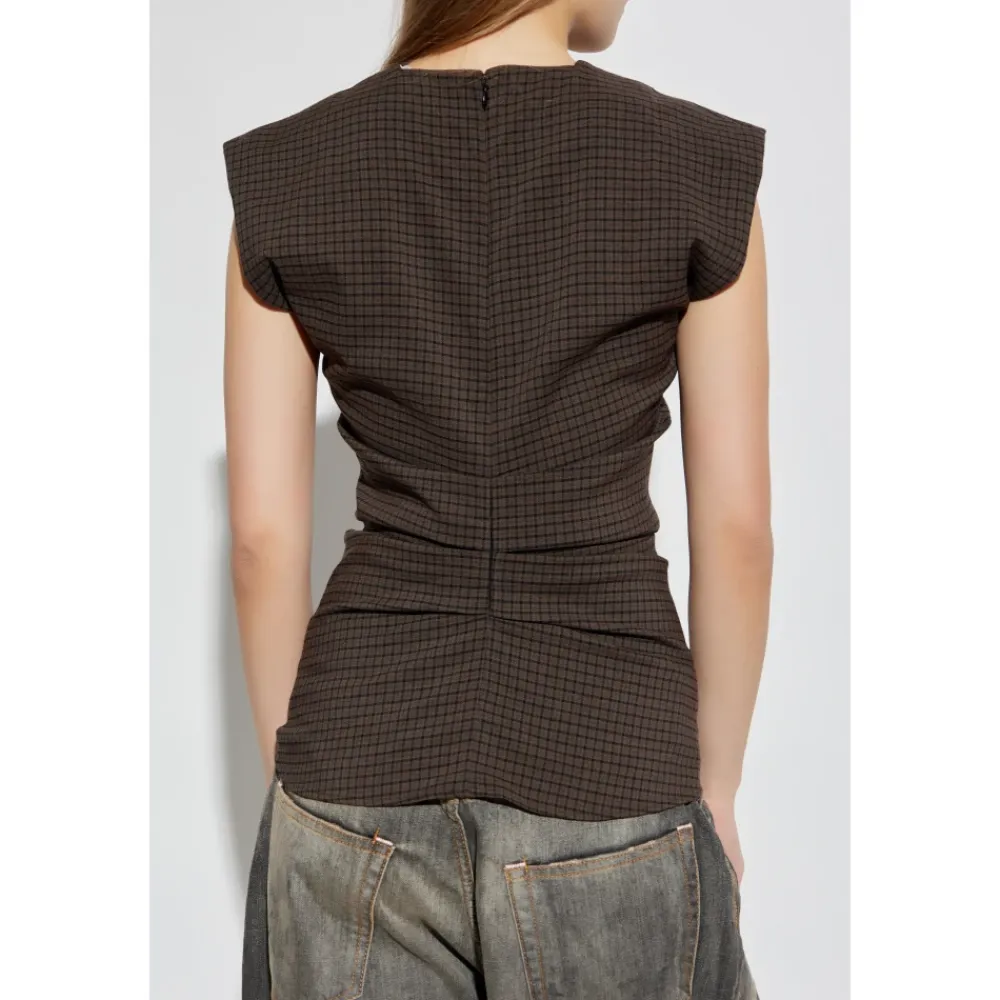 Bluser & Skjorter<Acne Studios Wool Top Brun