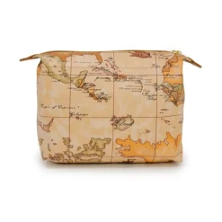 Toilettasker<Alviero Martini 1a Classe World Map Cosmetic Case Beige