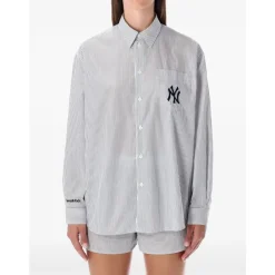 Bluser & Skjorter^Sporty & Rich Yankees Serif Oversized Shirt Blå