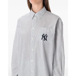 Bluser & Skjorter^Sporty & Rich Yankees Serif Oversized Shirt Blå