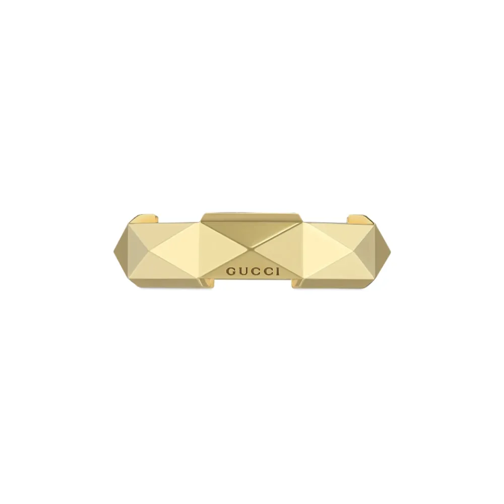 Smykker^Gucci YBC662184001 - 18kt t d - Link to Love studded ring Gul