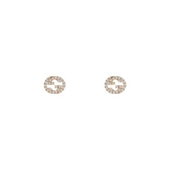 Smykker^Gucci YBD729408001 - Øreringe i 18 kt rosa d og diamanter Gul