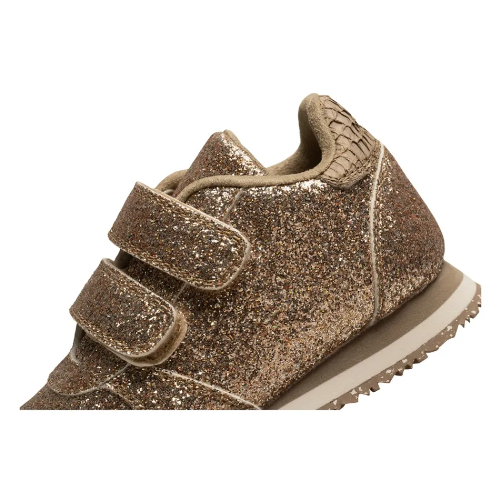 Sneakers^Woden Ydun Allover Glitter Sko Gul