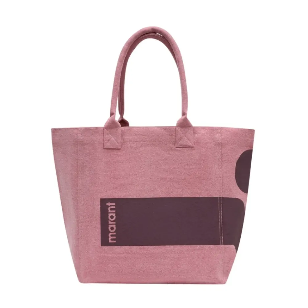 Indkøbstasker<Isabel Marant Yenky Ga Shopper Bag Pink