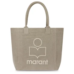 Indkøbstasker^Isabel Marant YENKY-GZ Tote Bag Beige