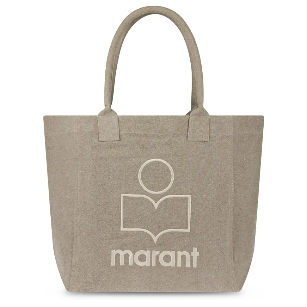 Indkøbstasker^Isabel Marant YENKY-GZ Tote Bag Beige