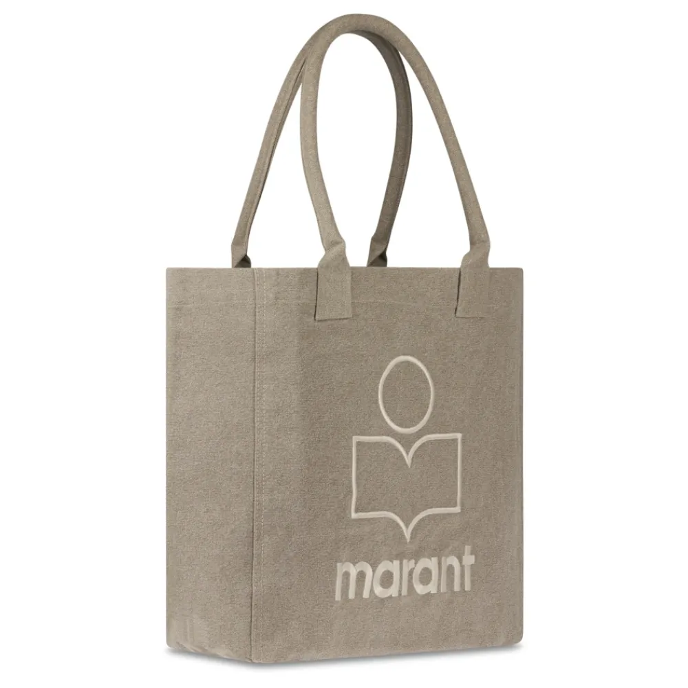 Indkøbstasker^Isabel Marant YENKY-GZ Tote Bag Beige