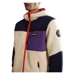 Fleece<Napapijri Yupik Fleece med fuld lynlås Multifarvet