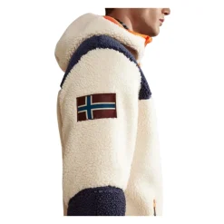 Fleece<Napapijri Yupik Fleece med fuld lynlås Multifarvet