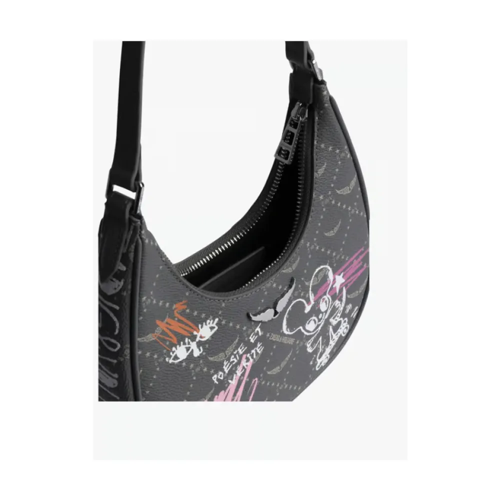 Skuldertasker<Zadig & Voltaire Z Night Out Monogram Tag Bag Grå