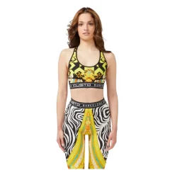 T-Shirts & Toppe^Custo Barcelona Zebra Print Racerback Sports Bra Multifarvet