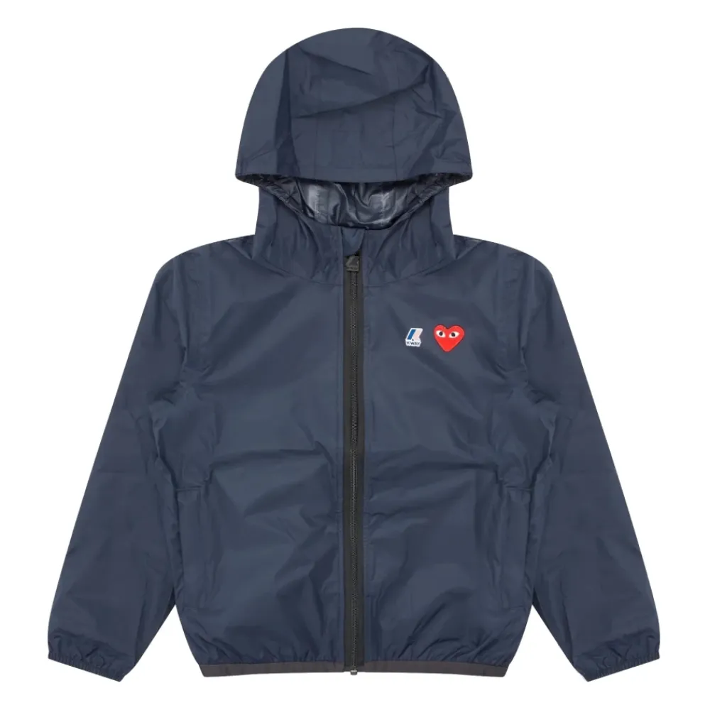 Jakker^Comme des Garçons Play Zip Jacket Blå