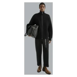 Strik^Jil Sander Zip Up Cardigan Sort