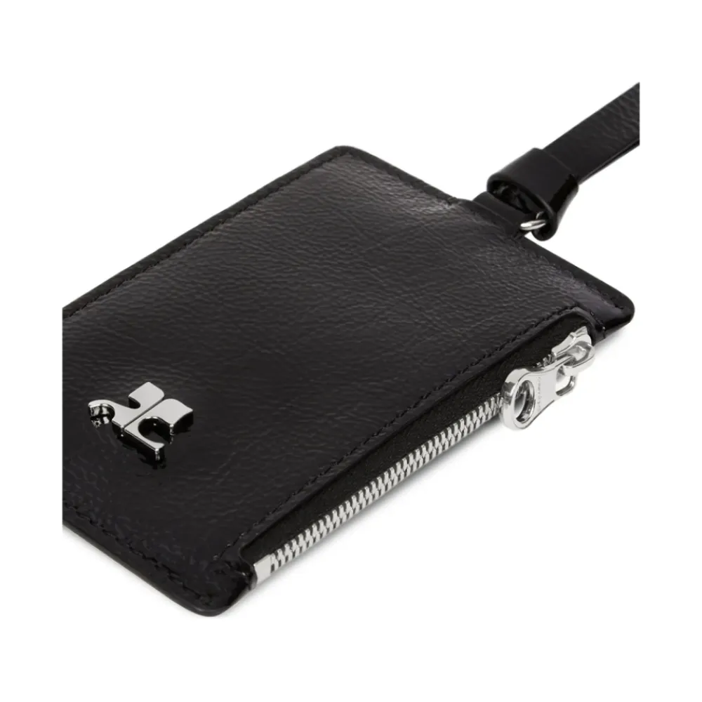 Tilbehør Til Tasker^Courrèges Zipped Cardholder Sort