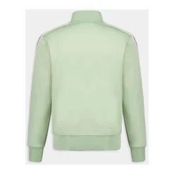 Træningsjakker^Palm Angels Zipped Track Jacket with Logo Embroidery Grøn